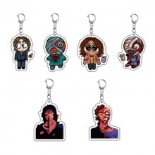 Horror Game Chibis acrylic key chain keychains