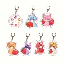 Junpei Tenmyouji Strawberry School anime acrylic key chain keychains