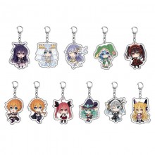 Date A Live anime acrylic key chain keychains