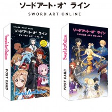 Sword Art Online anime postcards photocards(30pcs ...