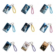 ENHYPEN star ID cards holders cases lanyard key ch...
