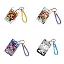 NCT star ID cards holders cases lanyard key chain