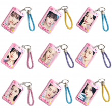 TWICE star ID cards holders cases lanyard key chai...