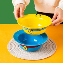 Original Doraemon Creative Straw Hat Ceramic Bowl