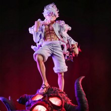 One Piece TZT Luffy Nika Sun God Gear 5 anime figure(can lightable)