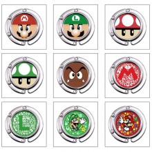 Super Mario anime alloy portable bag hanger hook h...
