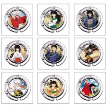 Inuyasha anime alloy portable bag hanger hook hold...