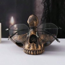 Halloween Skull Glasses Stand Frame Desktop Decora...