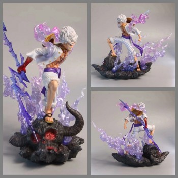 One Piece Luffy Nika Sun God Gear 5 anime figure