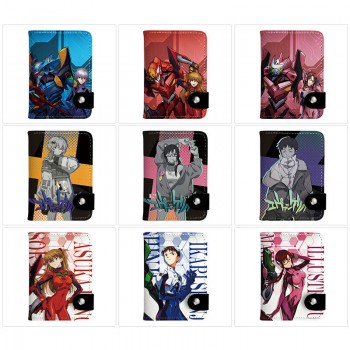 EVA anime snap wallet buckle purse