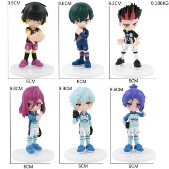 Blue Lock anime figures set(6pcs a set)(OPP bag)