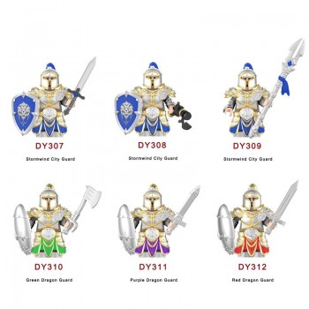 Warcraft soldiers anime building blocks figures