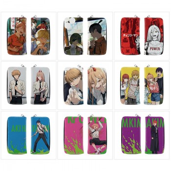 Chainsaw Man anime long zipper wallet purse