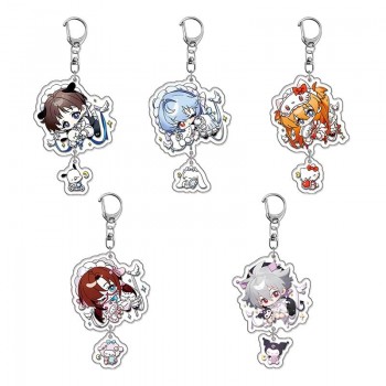 EVA anime acrylic key chains