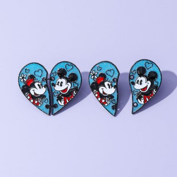 Mickey Mouse Minnie anime alloy enamel brooch pins