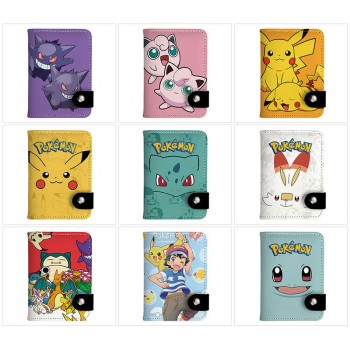 Pokemon anime snap wallet buckle purse