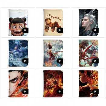 Nezha 2 anime snap wallet buckle purse