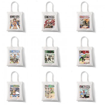 One Piece anime simple canvas handbag shopping bag