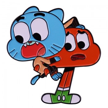 The Amazing World of Gumball anime alloy enamel brooch pins