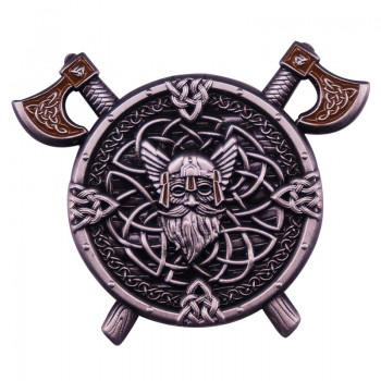 Vikings Odin anime alloy enamel brooch pins