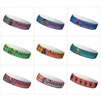 Super Hero Iron Spider Super Man sports headbands headwrap sweatband