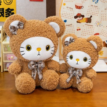 Sanrio Teddy Hello Kitty anime plush doll 23/30/40CM