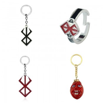 Berserk anime key chain keychain ring OPP bag