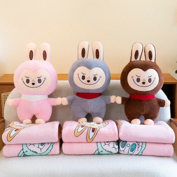 Labubu anime air conditioning quilt blanket 110*160cm