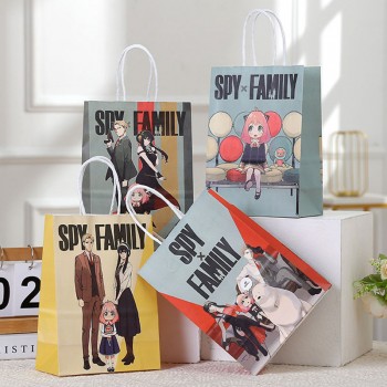 SPY x FAMILY anime paper goods bag gifts bags(price for 24pcs,mixed)