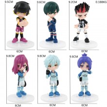 Blue Lock anime figures set(6pcs a set)(OPP bag)