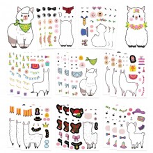 Princess Alpaca pet spirit stickers set(8pcs a set...