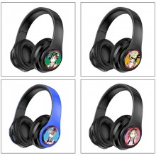 My Hero Academia anime wireless bluetooth stereo support card earphone headphones