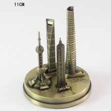 Shanghai Metal Landmark Building Model set