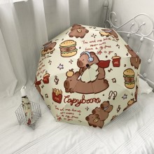 Capybara Rodent anime automatic umbrella