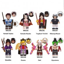 Demon Slayer anime building blocks figures