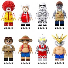 Luffy anime building blocks figures