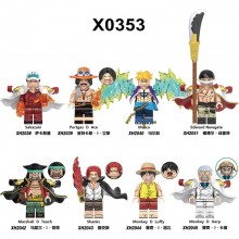One Piece anime building blocks figures