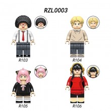 SPY x FAMILY anime building blocks figures