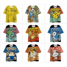 Pokemon anime short sleeve t-shirt