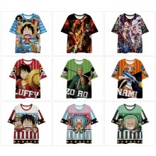 One Piece anime short sleeve t-shirt