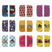 Among Us game long zipper wallet purse