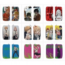 Chainsaw Man anime long zipper wallet purse
