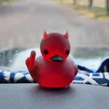Lil Devil Ducky Middle Finger Figurines