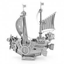 One Piece thousand sunny anime metal assembly model figure