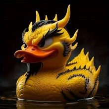 Dragon Duck Statue Gothic Sculpture Punk Animal Resin Figurine