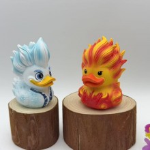 Warrior Duck craftwork Resin Figurine
