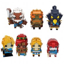 The Legend of Zelda game building blocks figures