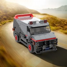 GMC Vandura A-Team Van model building blocks figur...