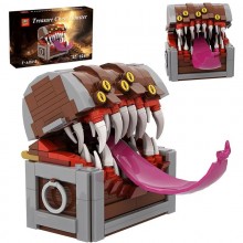Moc Mimic Treasure Chest model building blocks fig...