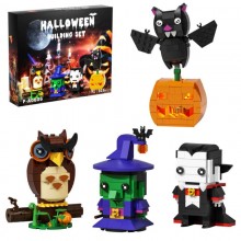 MOC Christmas Wreath Halloween model building blocks figures